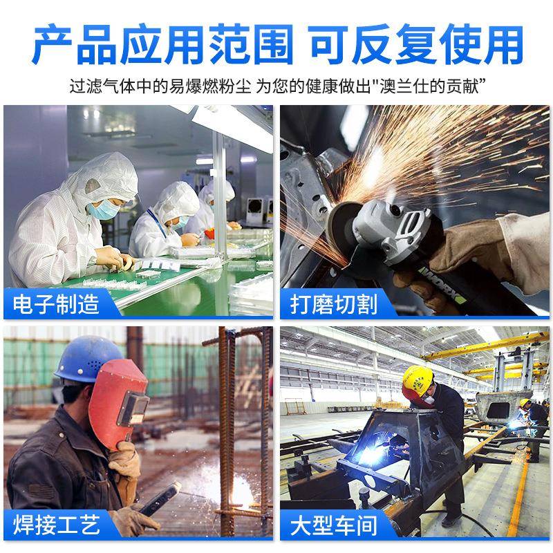 工集尘器袋车间粉尘除尘器柜式业单机脉冲布尘设备除防爆集尘器