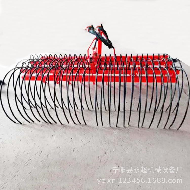 喀什膜地区土地地膜回机残杂收草捡拾机四轮SLLM15-5车家带搂膜机