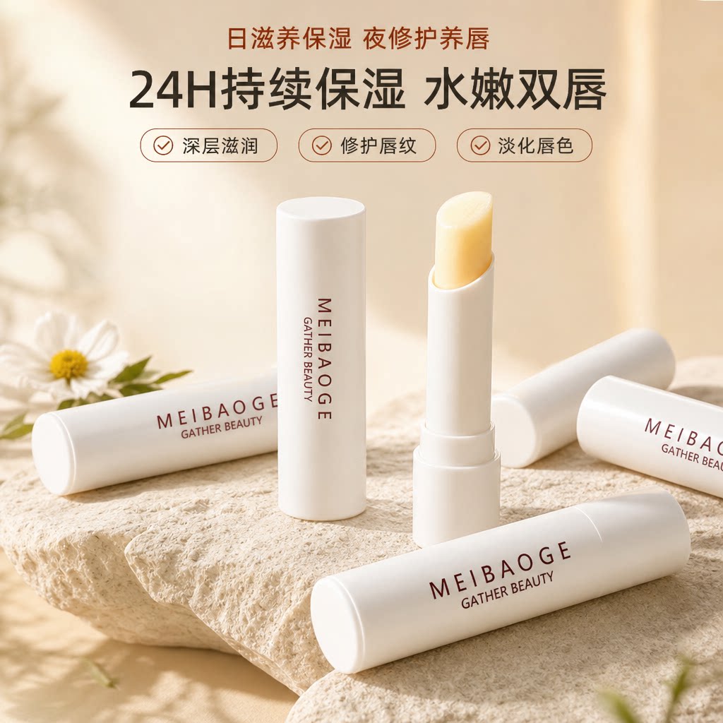 润唇膏唇膜男女士滋润保湿补水唇膜防干裂去死皮淡化唇纹柔润不干