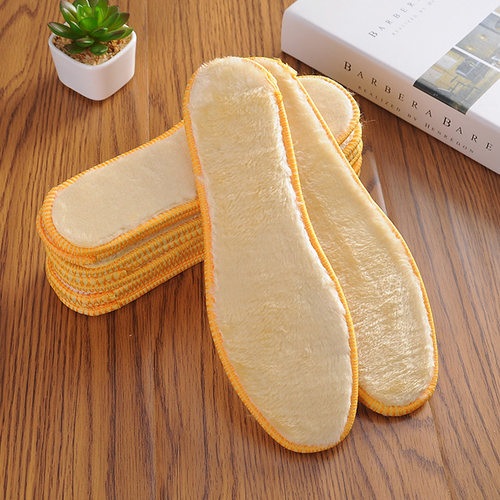 羊毛鞋垫冬季保暖防臭加绒加厚