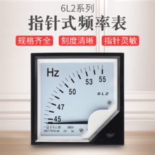 电流表电压表450V频率功率因数100A 交流指针式 6L2指针式 频率表