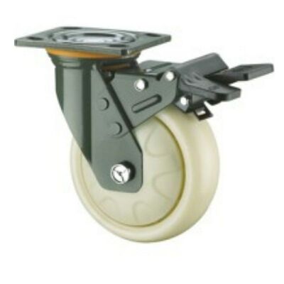 SAMLO上隆 JED-100 125 150 200 重载型脚轮 万向带塑料双刹型