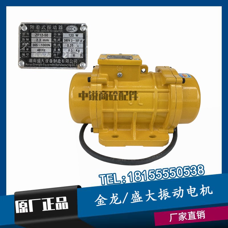 湖南盛大附着式震动器ZF18-50三一中联搅拌站振动电机 金龙振动器