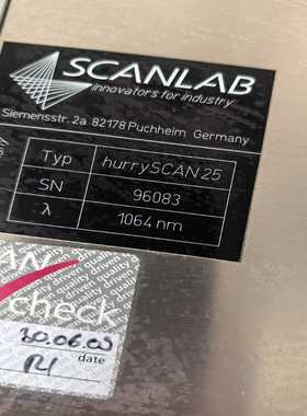 议价销售 拆机德国SCANLAB施肯拉hurrySCAN 2一议价商品