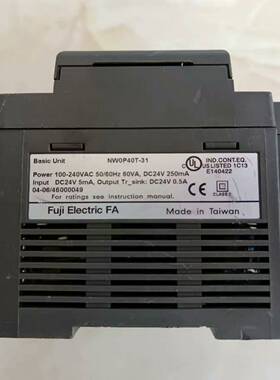 J031*富士PLC  库存无包装  NWOP40T（佳毅工控）