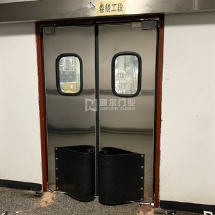直销不锈钢防撞通道自由门不锈钢防撞自由门防撞仓库车间门