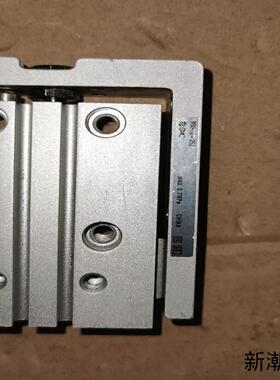 SMC侧滑气缸MXH10-25Z设备拆机7字滑台气缸橙色新议价商品