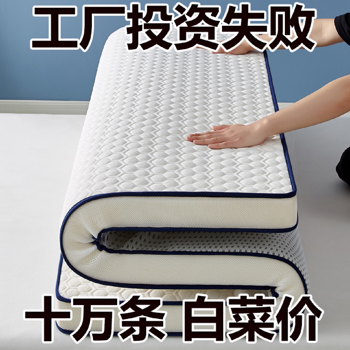 乳胶床垫学生宿舍单人榻榻米垫子海绵软垫褥子家用可折叠工厂批发