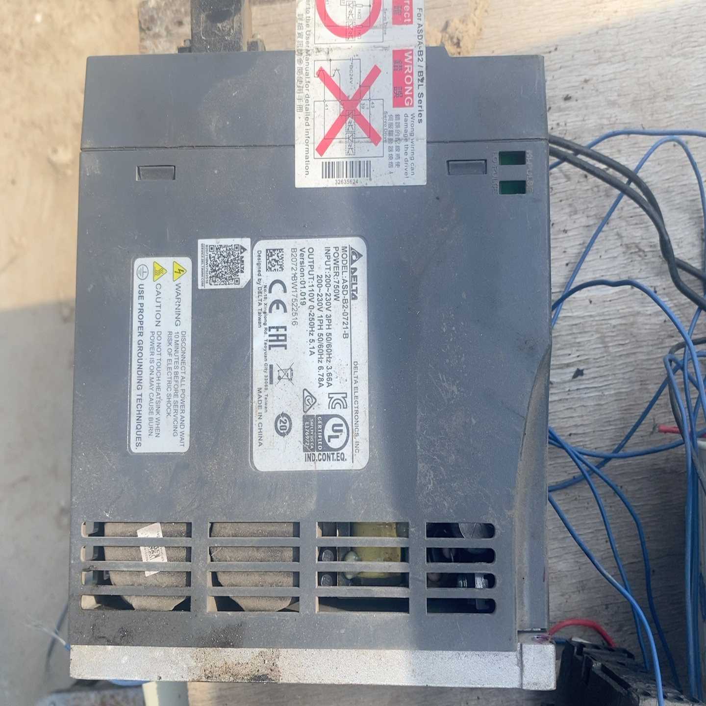 ASD-B2-0721-B拆机B2驱动器，成色如图，质量【鑫鑫商铺】