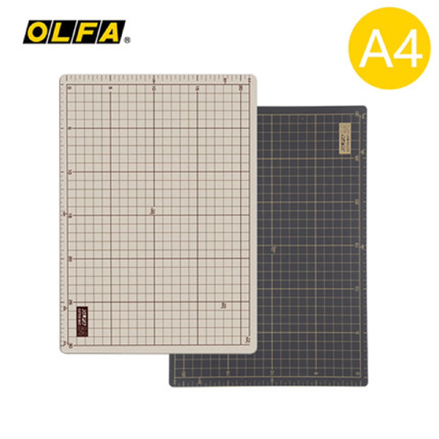 日本OLFA切割垫板134B双色双面垫板自动愈痕介刀板DIY手工垫板A4
