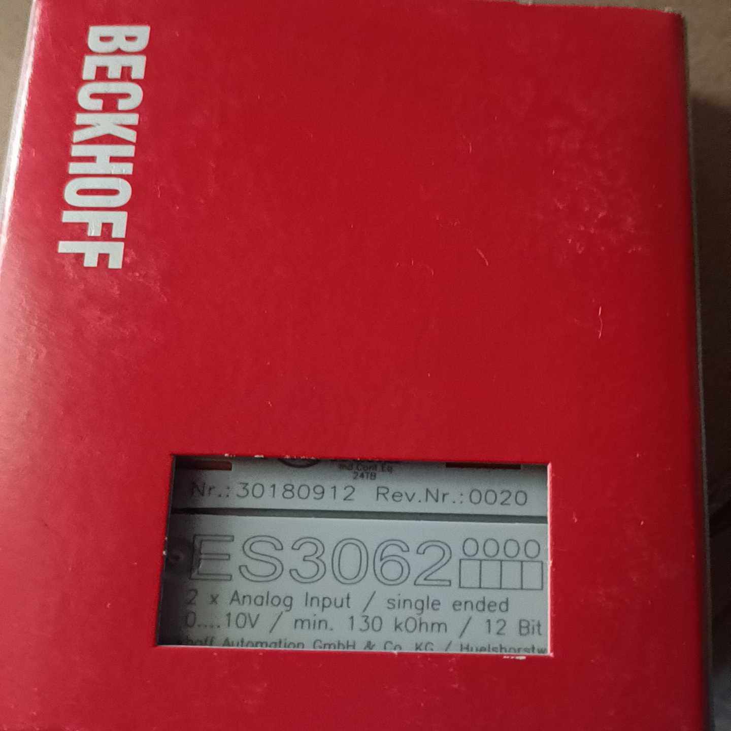 【星慕电子】BECKHOFF倍福ES3062