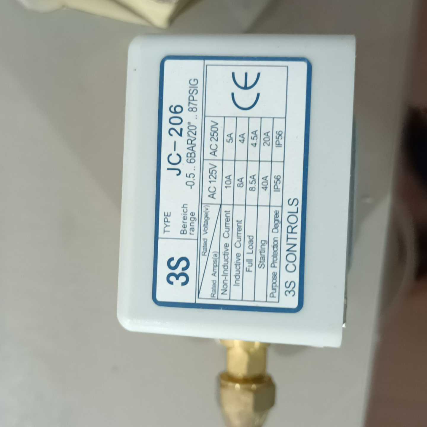 询价~3S JC-206压力开关，促销，图片，江浙沪包