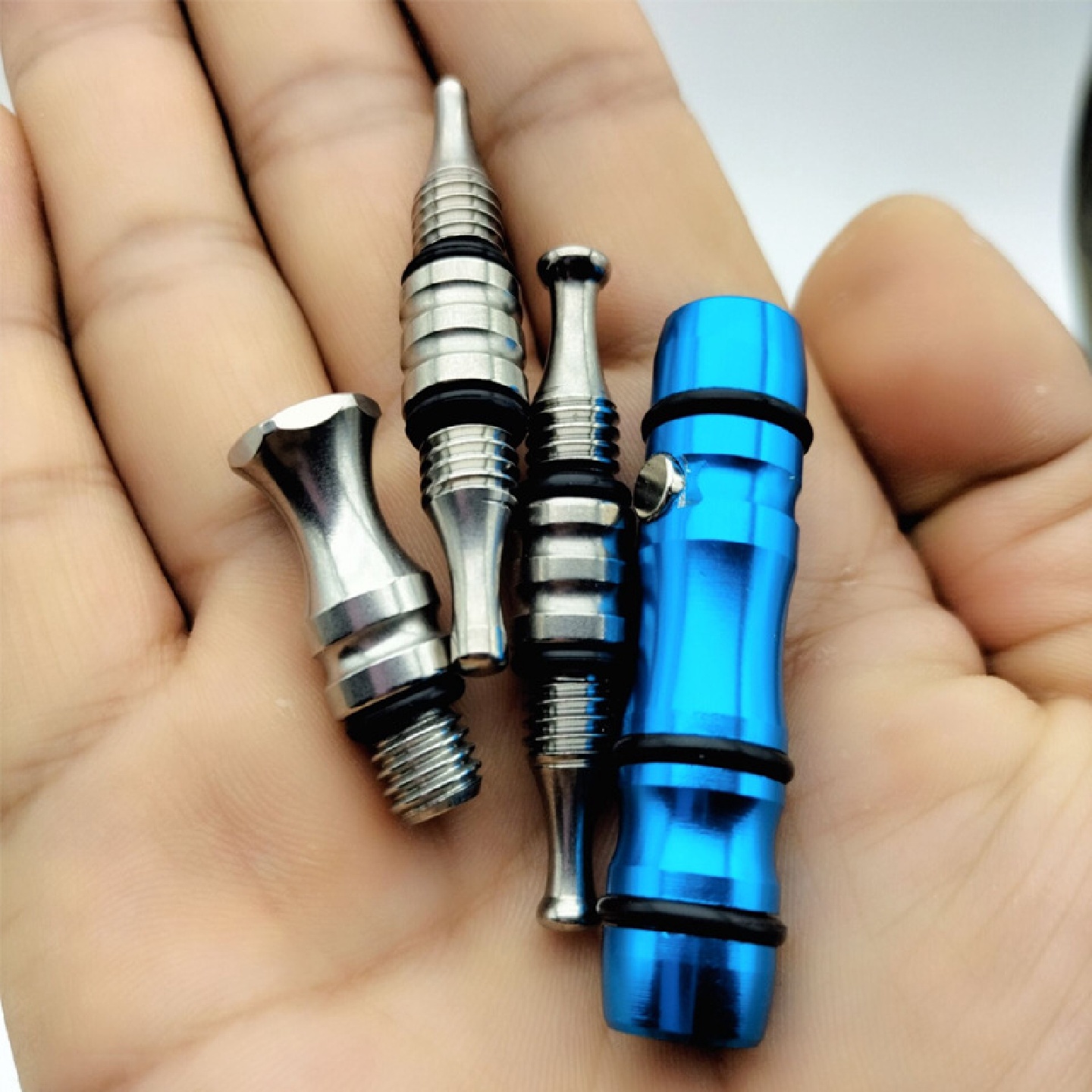 汽车凹陷修复工具蓝色款钛合金笔5头可用凹坑凹凸敲击整平笔m8
