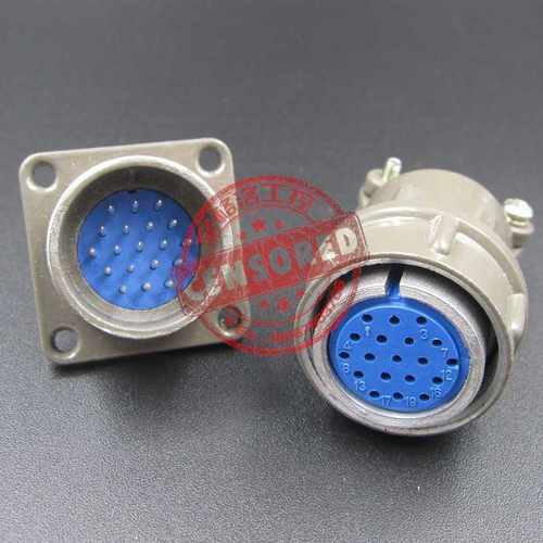 HAOGNCN X24K19P 航空插头 插座 X24 19芯 圆形连接器