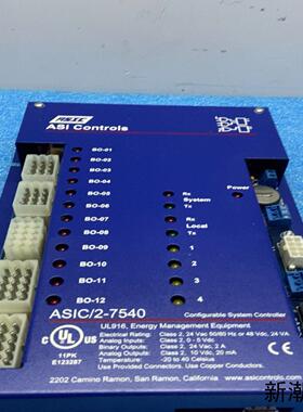 ASI Controls控制器 ASIC2-7540实物议价商品