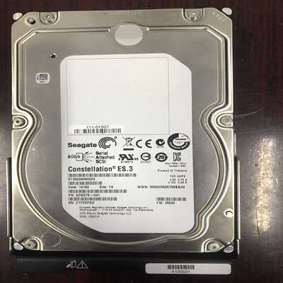 配件昆腾QD6000 3T SAS ST3000NM0023 9ZM278-041 111-01507 议价