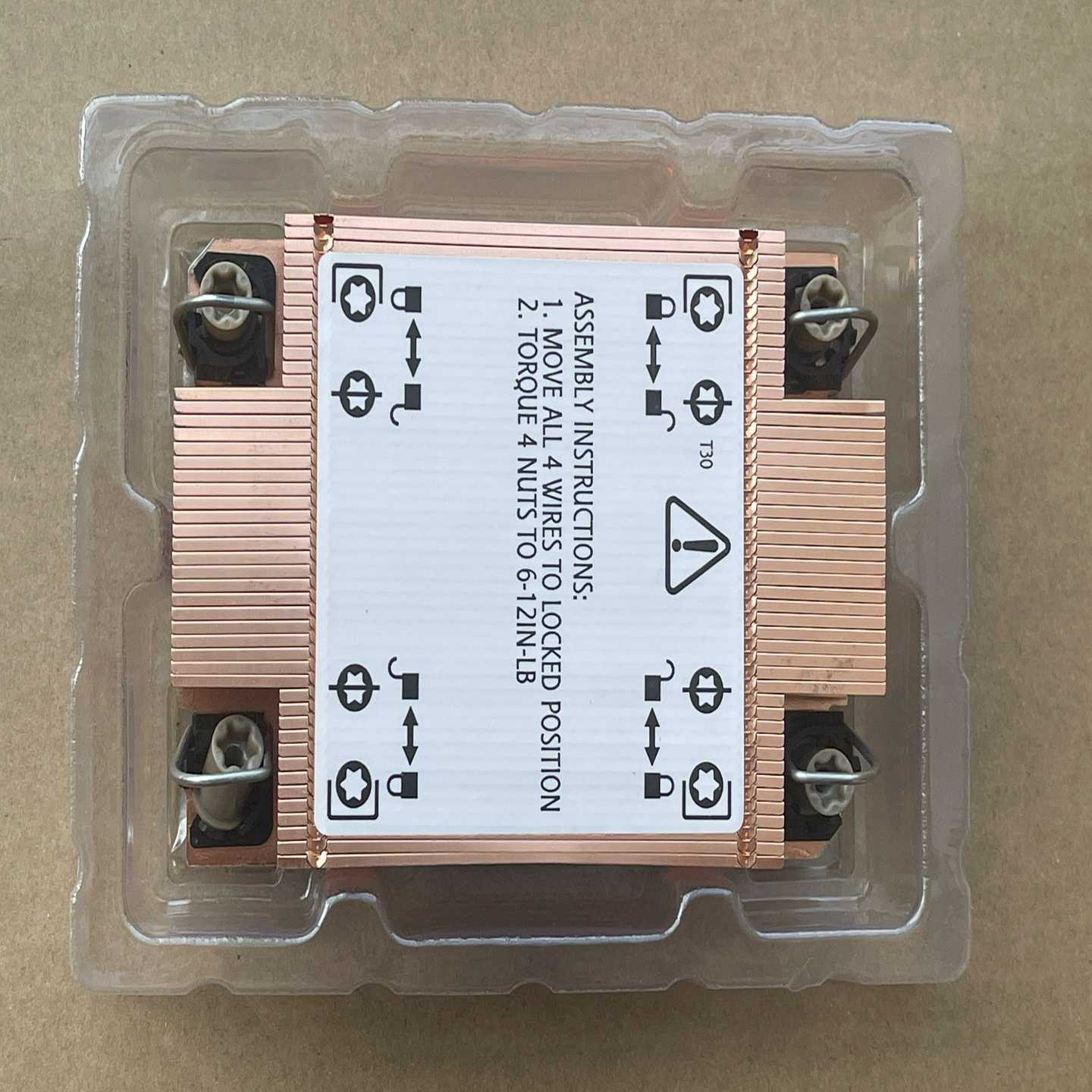 配件政久N10 1U LGA 4189 VC板 铜底 被动 静音散热器 议价