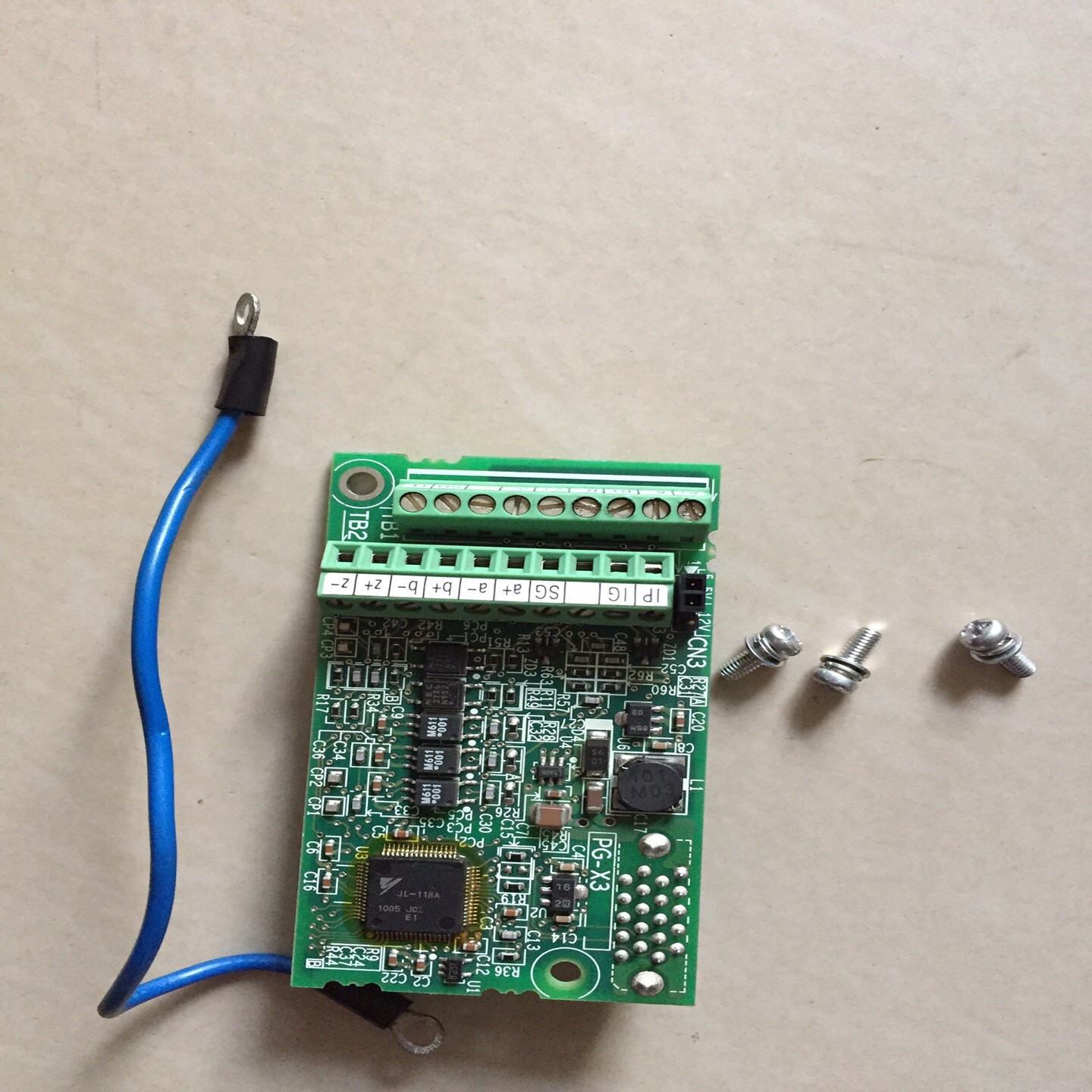 询价拍~安川变频器速度反馈卡PG卡PG-X3卡，功能的。