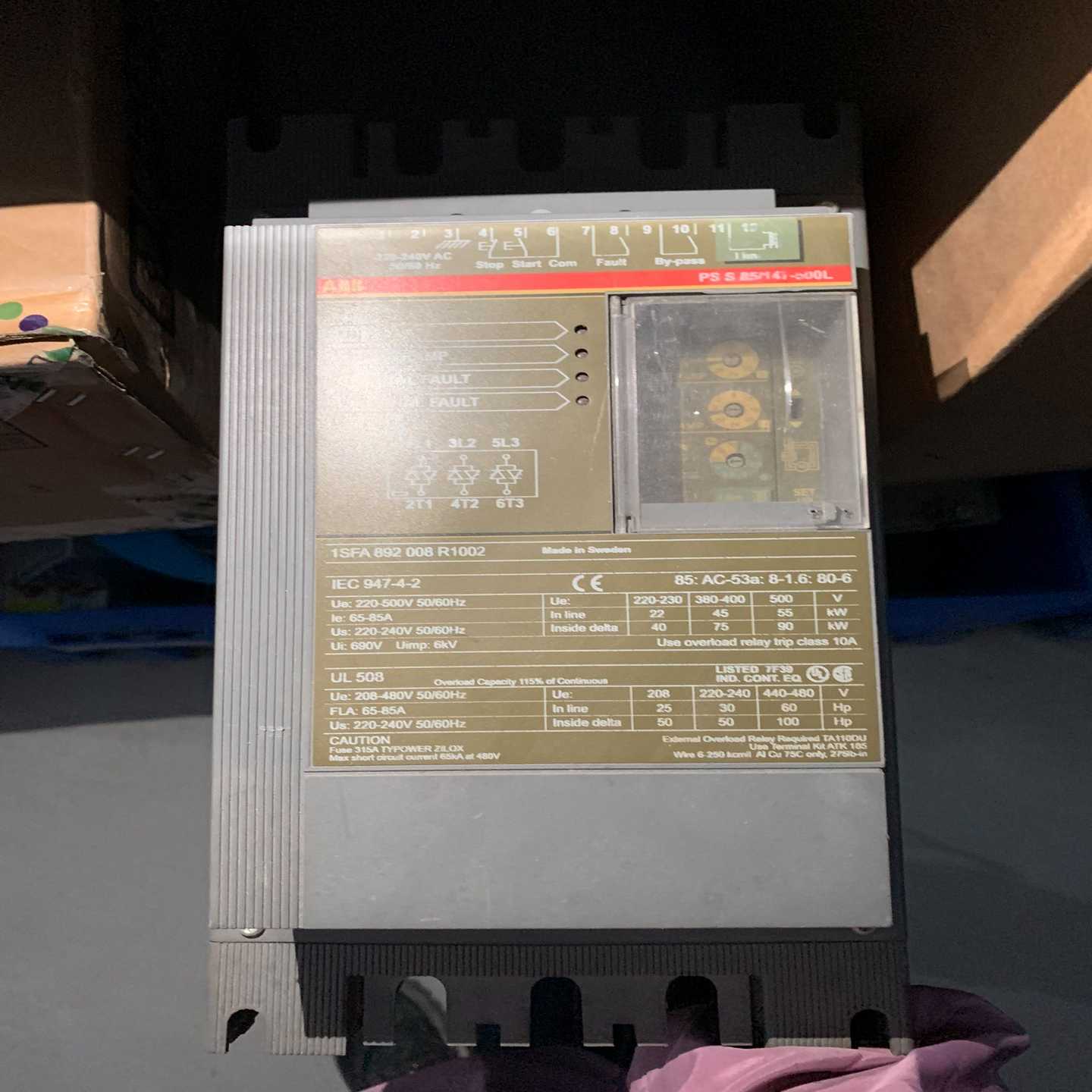 ABB软启动1SFA892 008 R1002