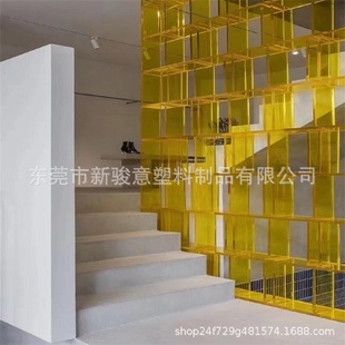 亚克力展示架有机玻璃陈列架室内隔断板制作加工