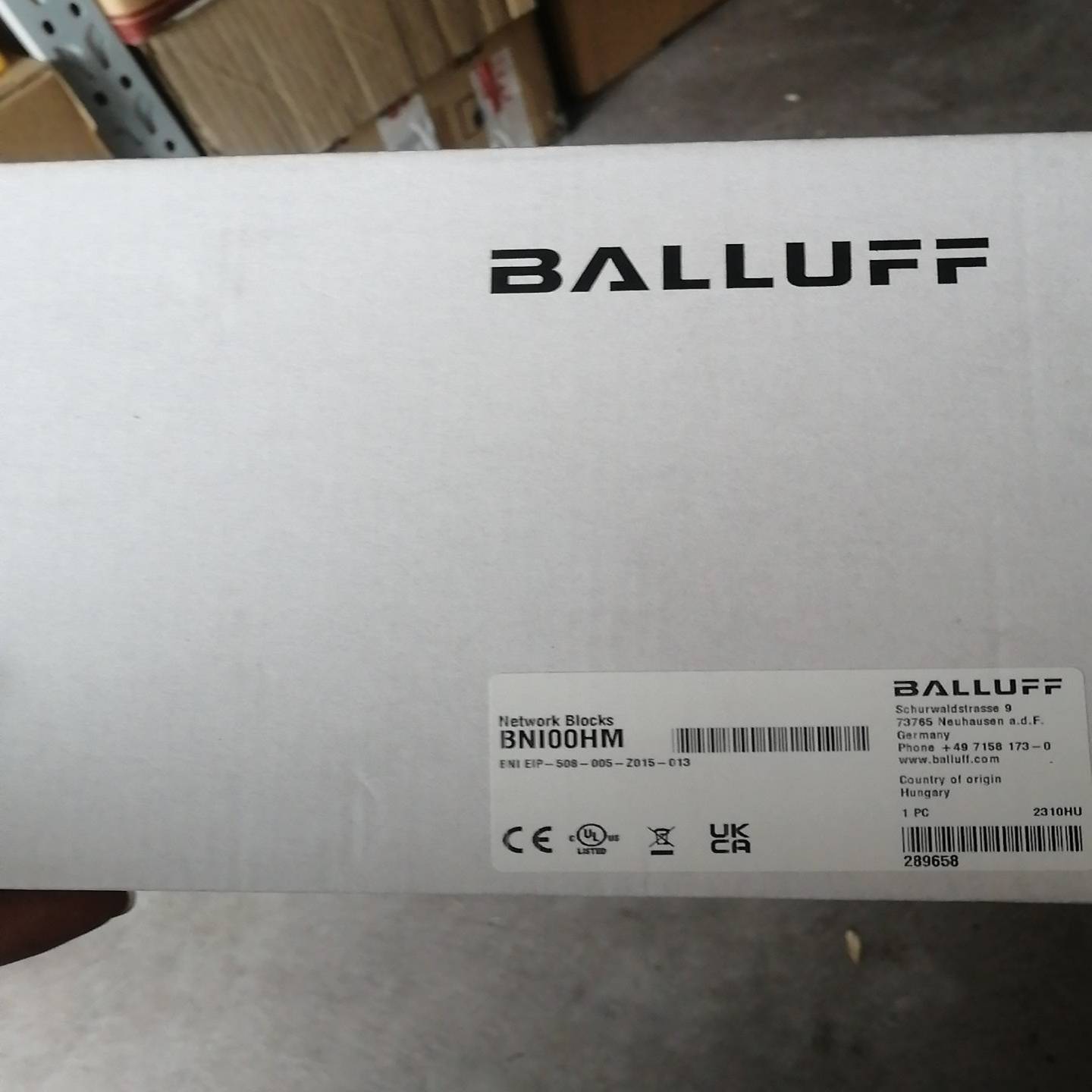 BALLUFF巴鲁夫未拆封ETHERNETIP；议价