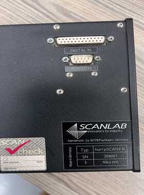 激光器件 德国进口scanlab振镜 hurryscan拍前询价