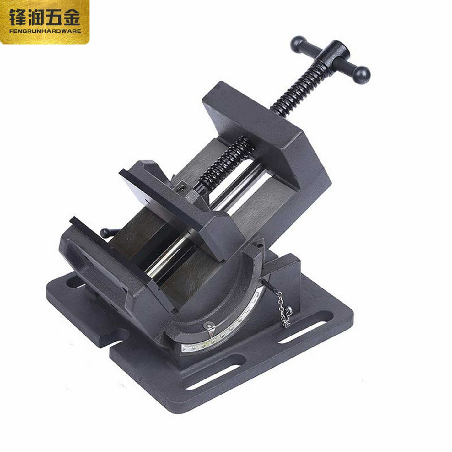 小型4寸高精度精密美式十字平口钳多功能台钳铣床车床机用夹具