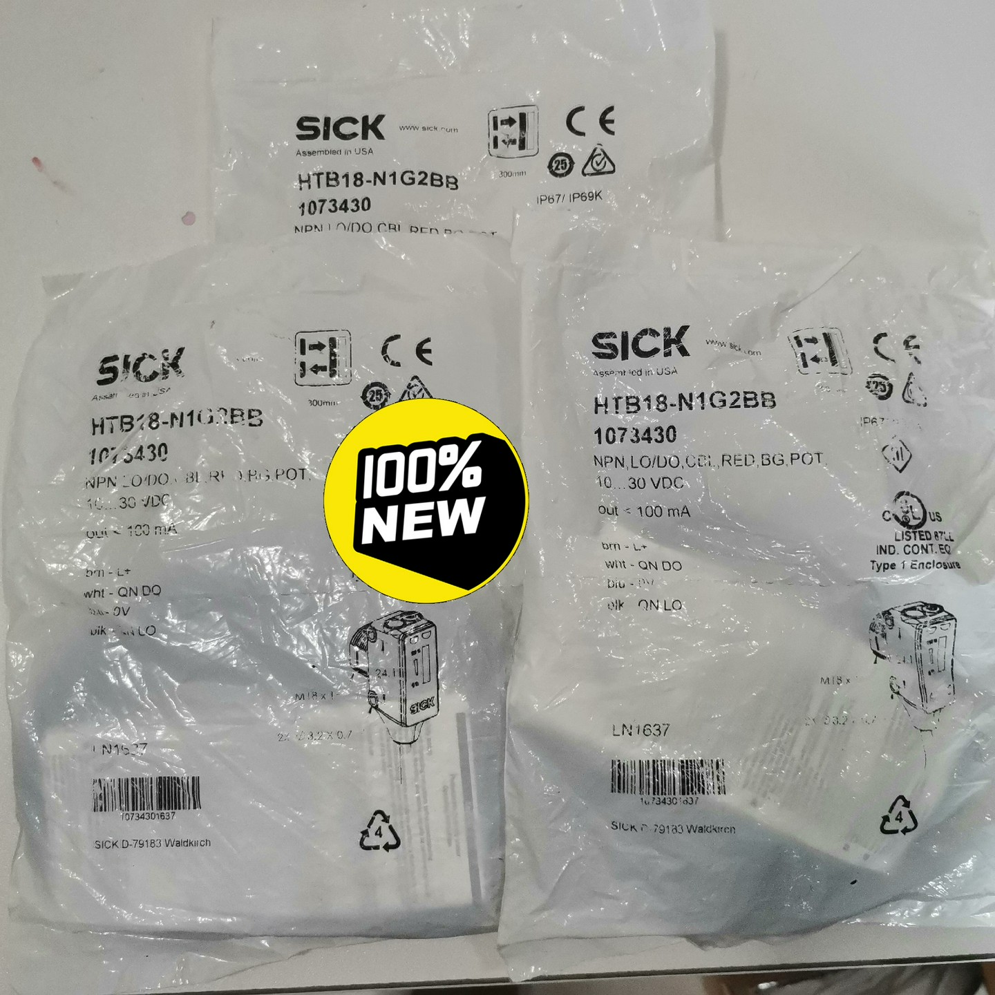 1073430德国西克SICK传感器HTB18-N1（佳毅工控）
