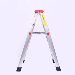 加宽加厚防滑五踏步家用双面梯多功能折叠铝合金家用梯厂家直销