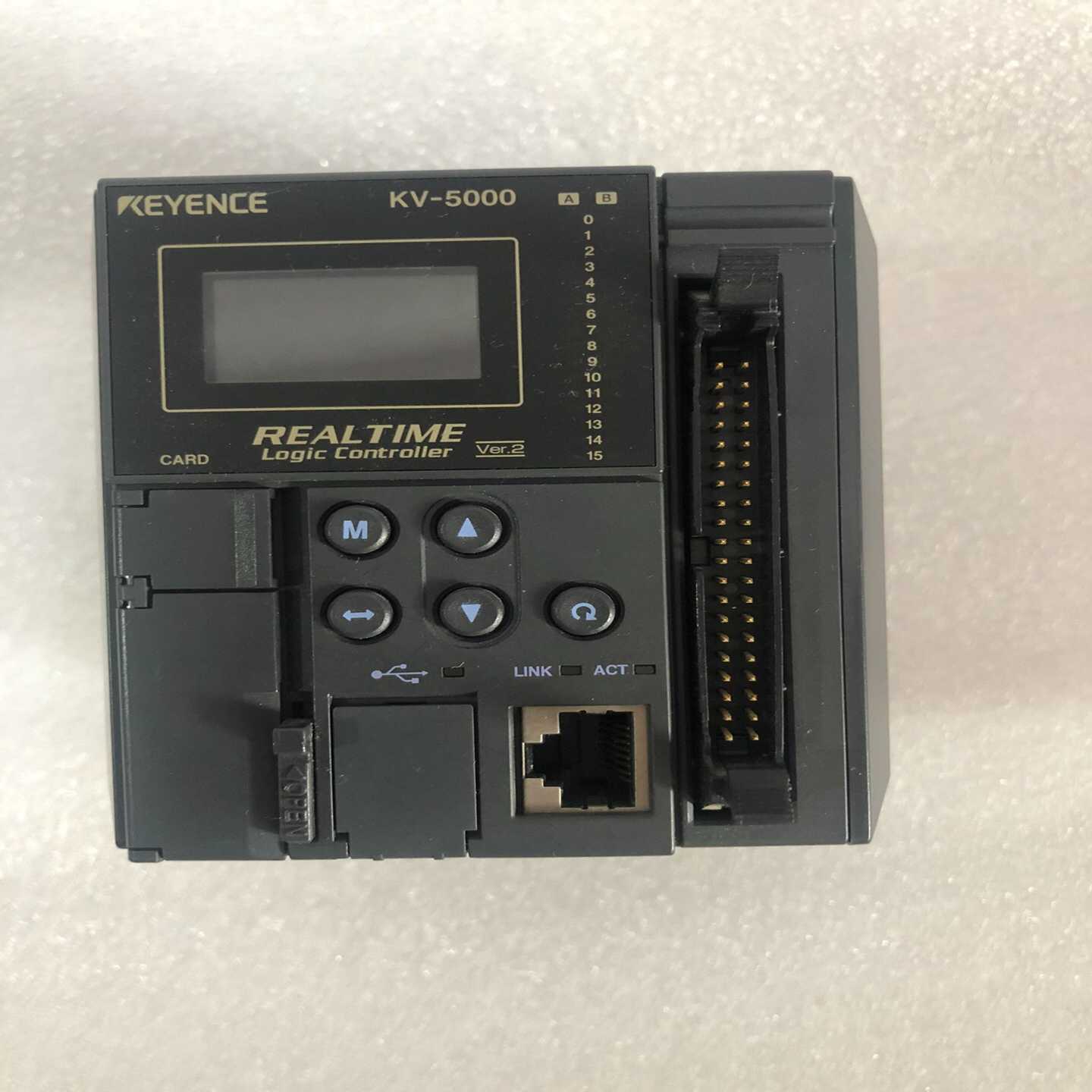 KV-5000基恩士PLC，功能正常带结束盖，成为色（电子设备）
