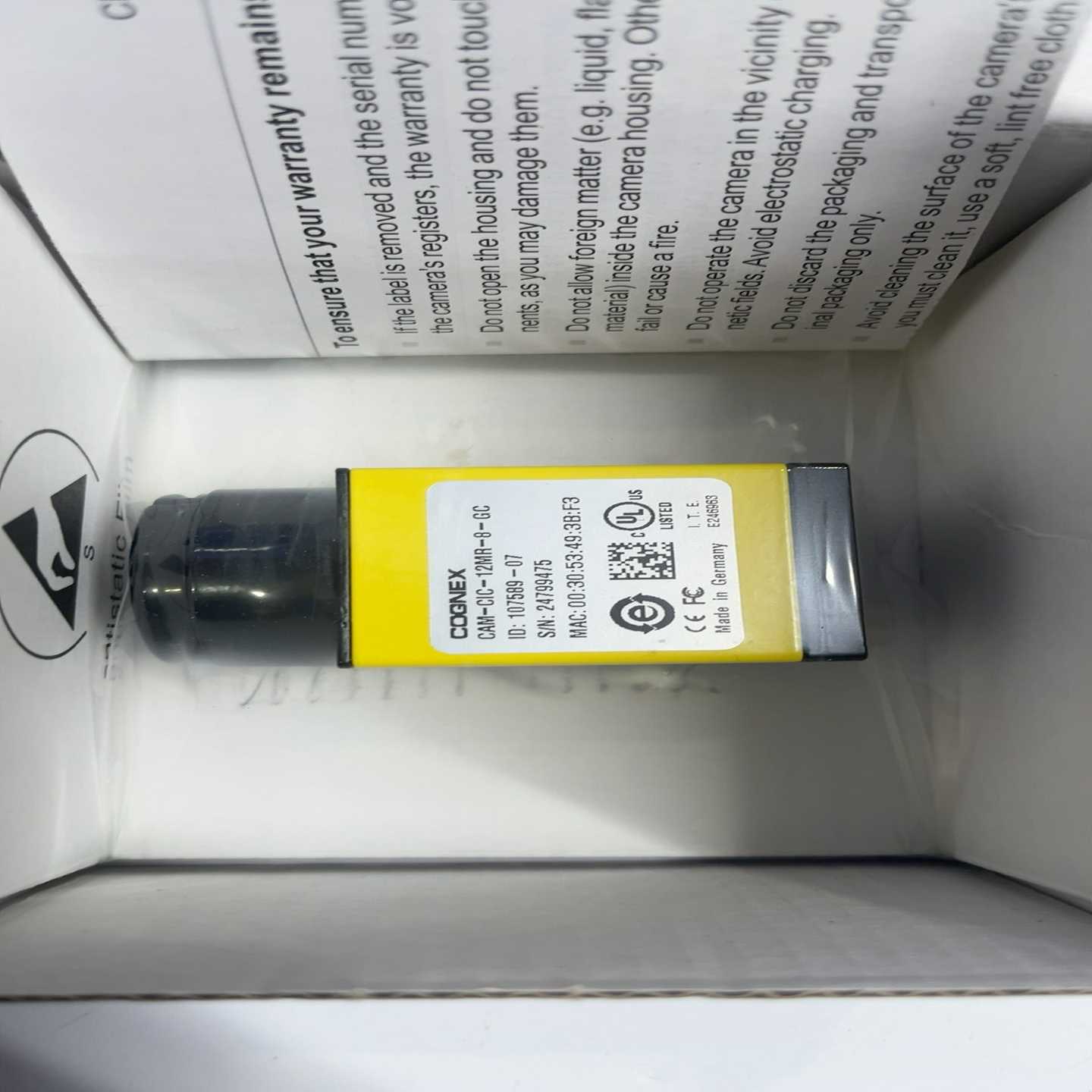 康耐视CAM-CIC-12MR-8-GC询价