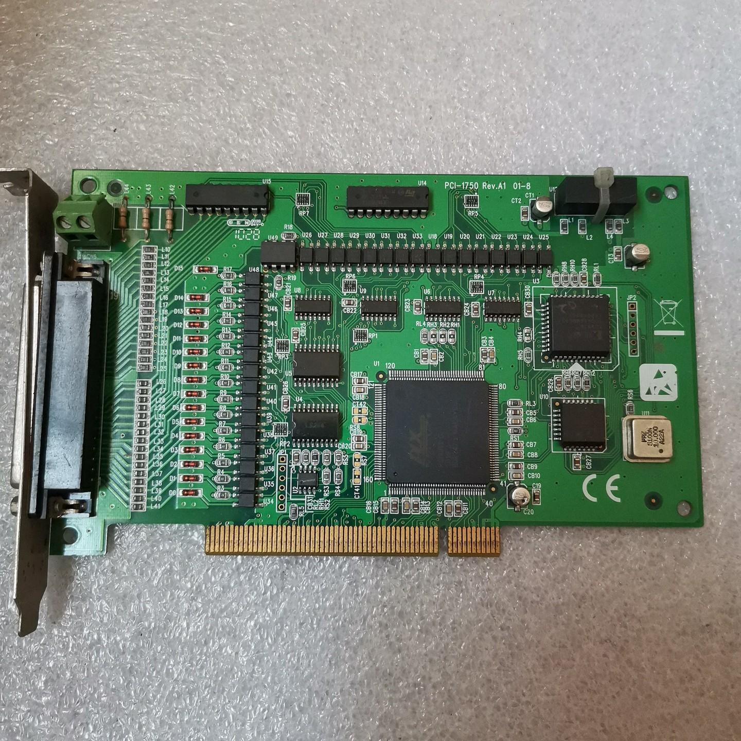 议价~研华PCI-1750 REV A1采集卡 实物图 包好
