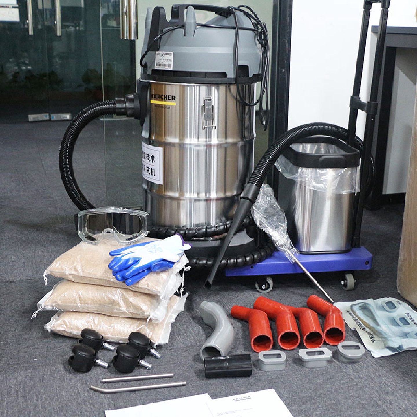核桃砂积碳清洗机缸内直喷发动机进气门节气门积碳除碳机核桃沙