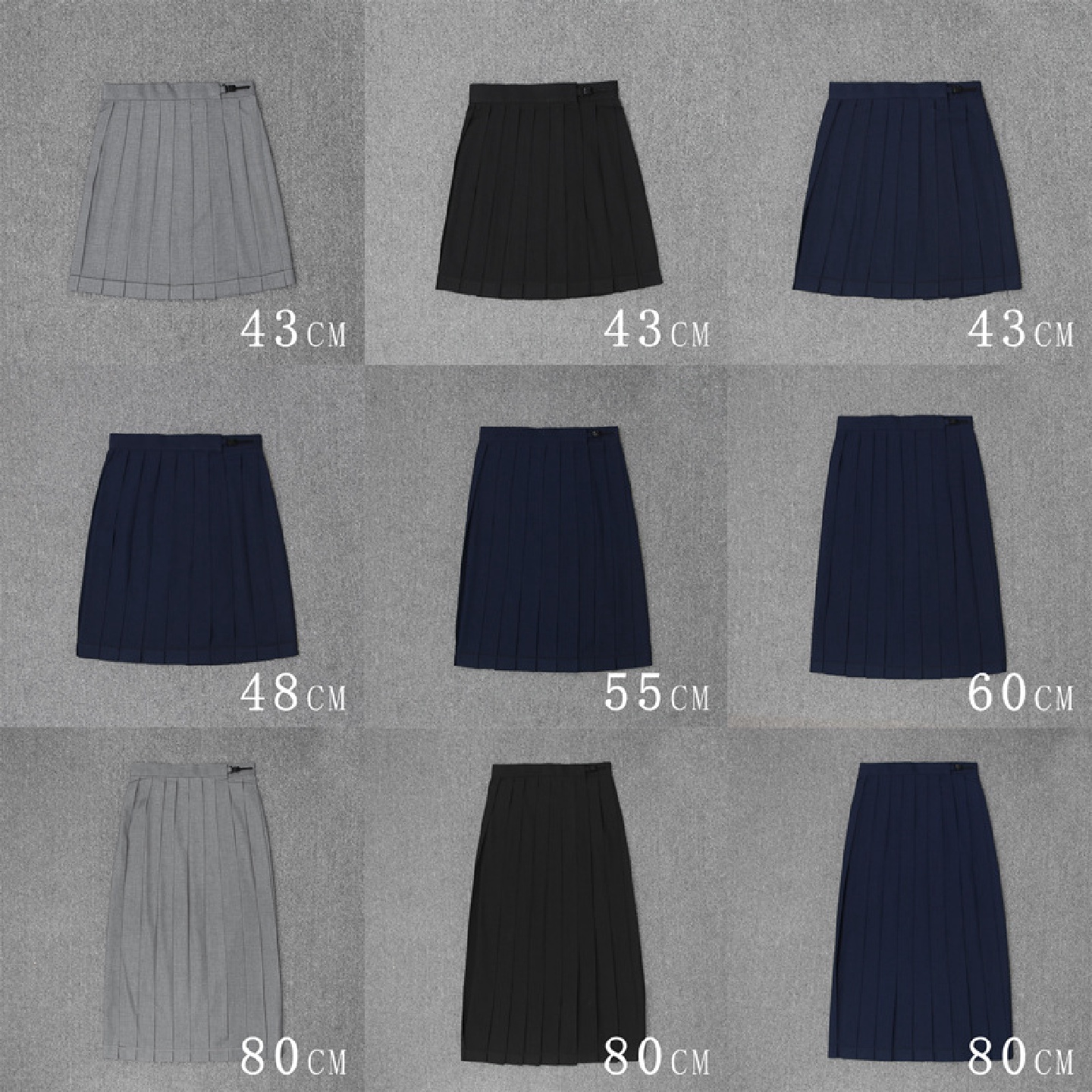 裙长3980纯色百褶裙正统JK制服裙学生高腰日系长裙优等生不良裙