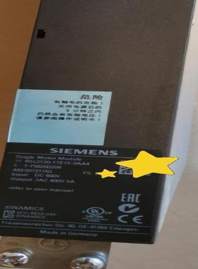 6SL3120-1TE15-0AA4  实物图拍摄，成~询价