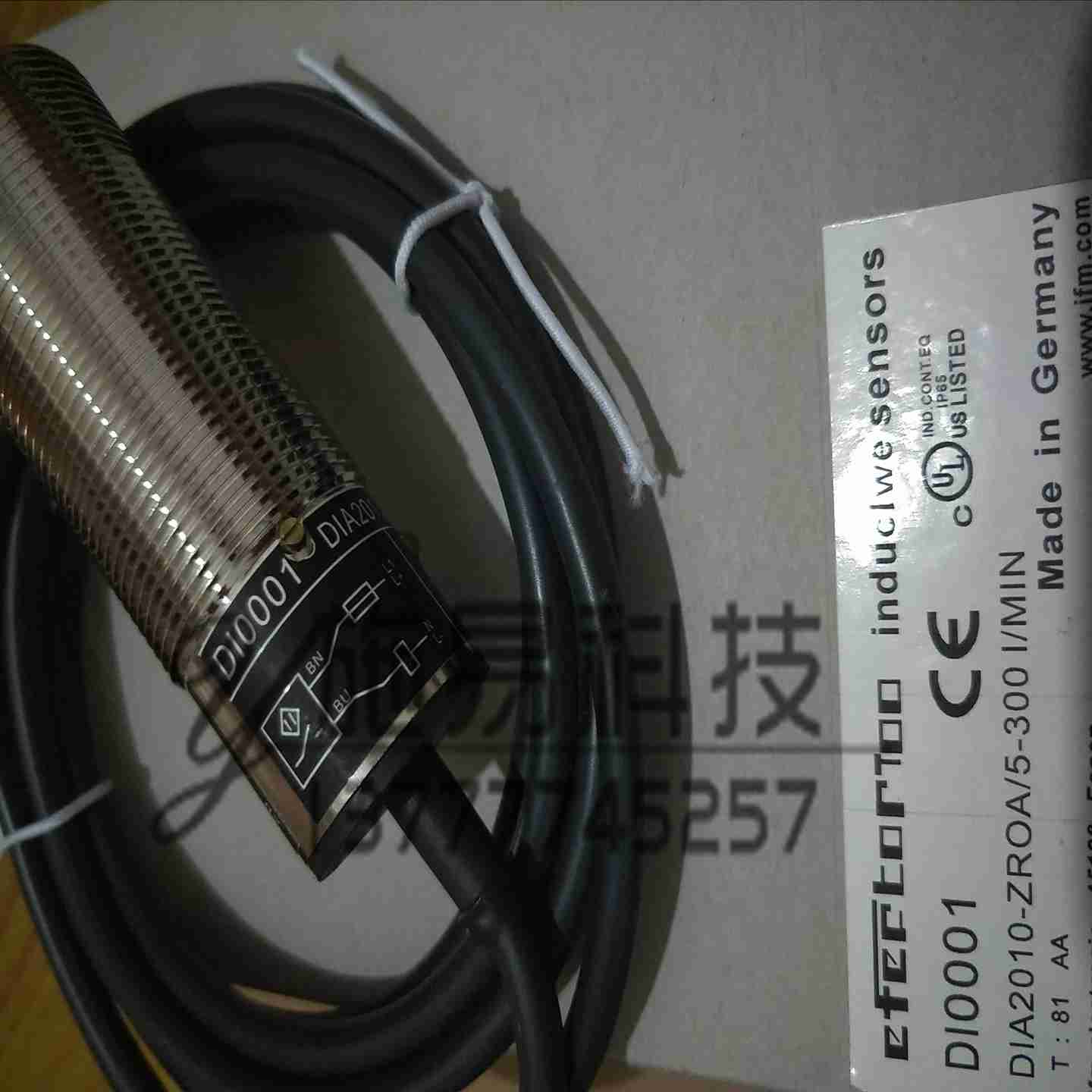 议价-全新IFM易福门接近开关DI0001/DI0003电感式传感器转速开关