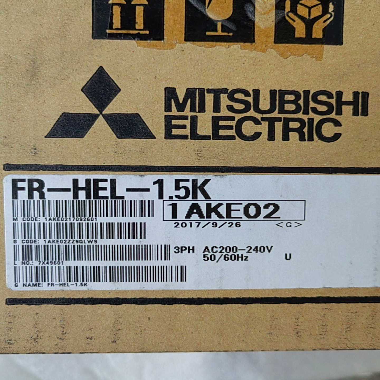 议价三菱电抗器，FR-HEL-1.5K，全新的Q，原装正品，工程余现货/