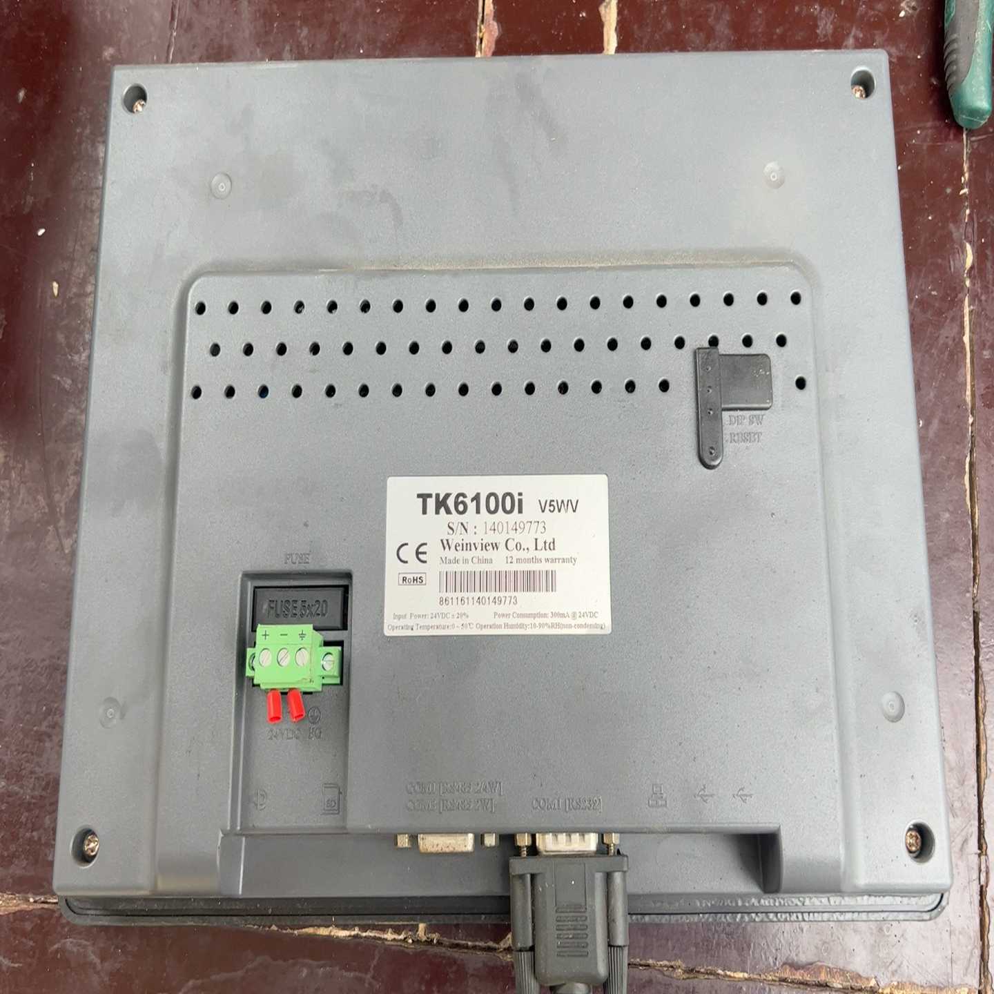 【议价】威纶通威纶通TK6100iv5wv，功能正常，