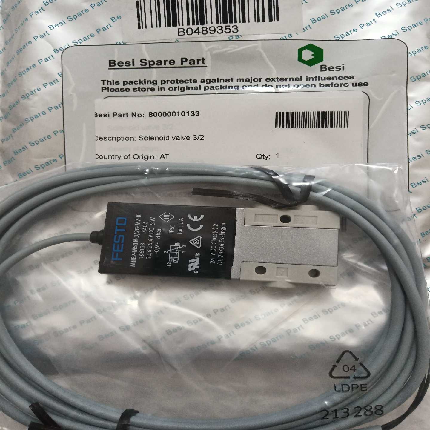 （霸霸电子）BESI 80000010133，FESTO MHE2-MS