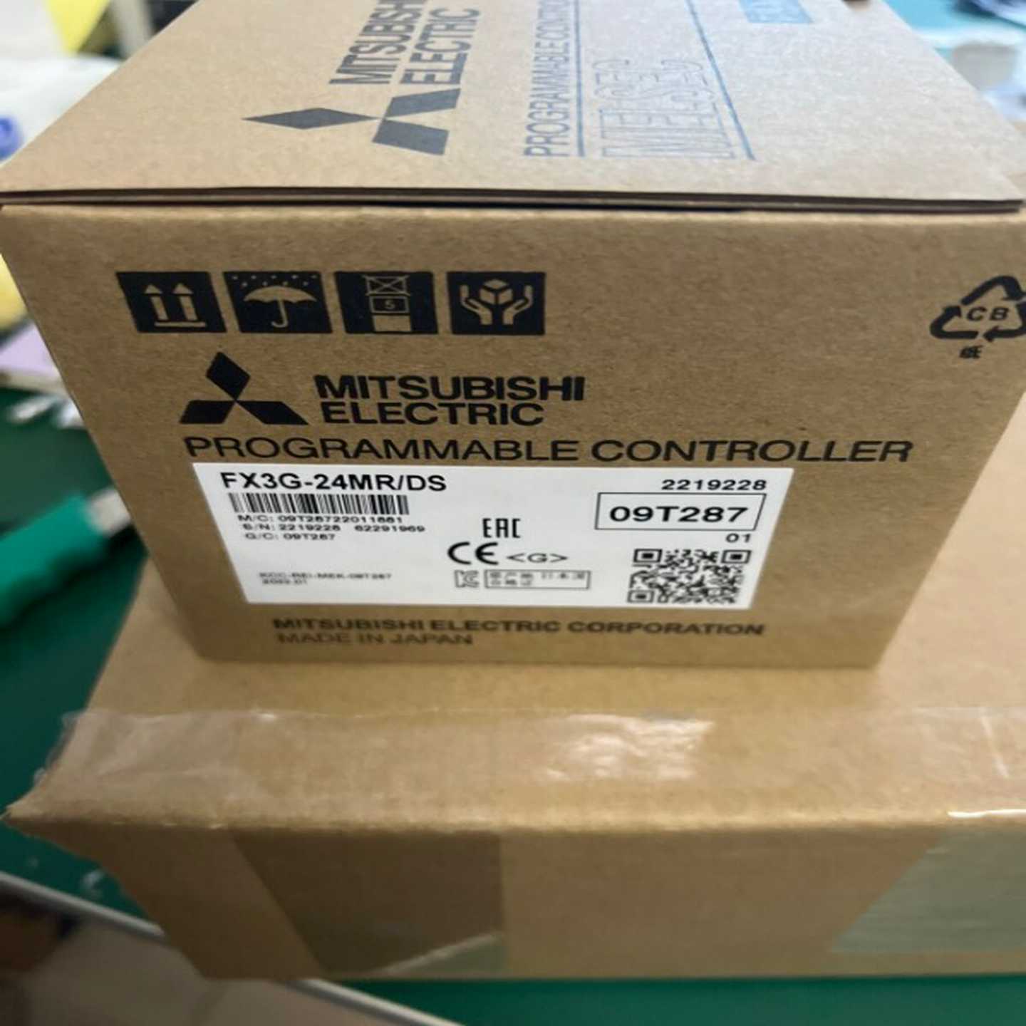 非标价原装三菱PLC可编程控制器FX3G-24MR/DS    1议价
