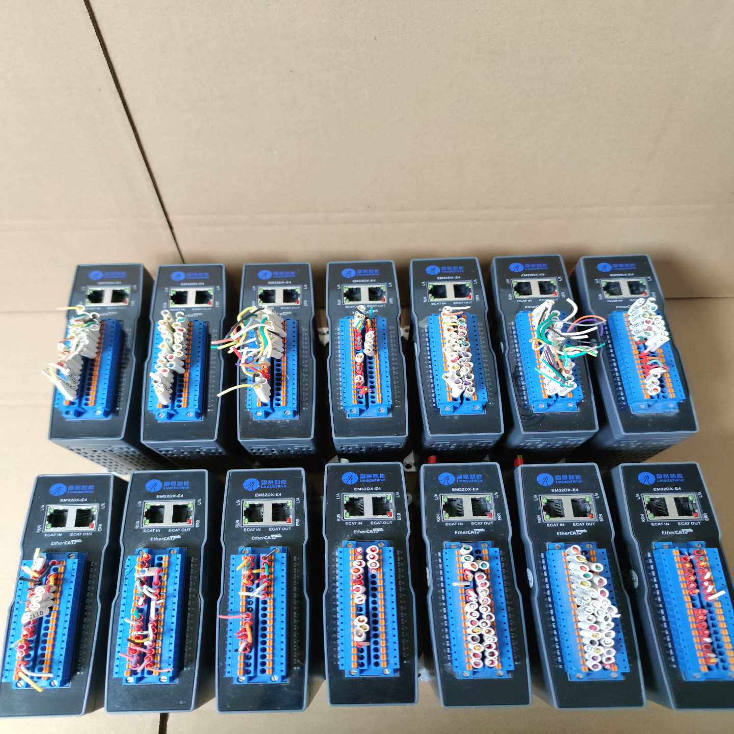 拆机雷赛EtherCAT总线控制模块，型号EM32DX-E4-议价