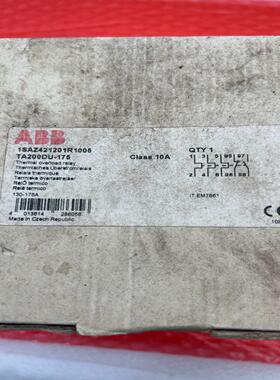 ABB热继电器 TA200DU-175 原包装库存一个~询价