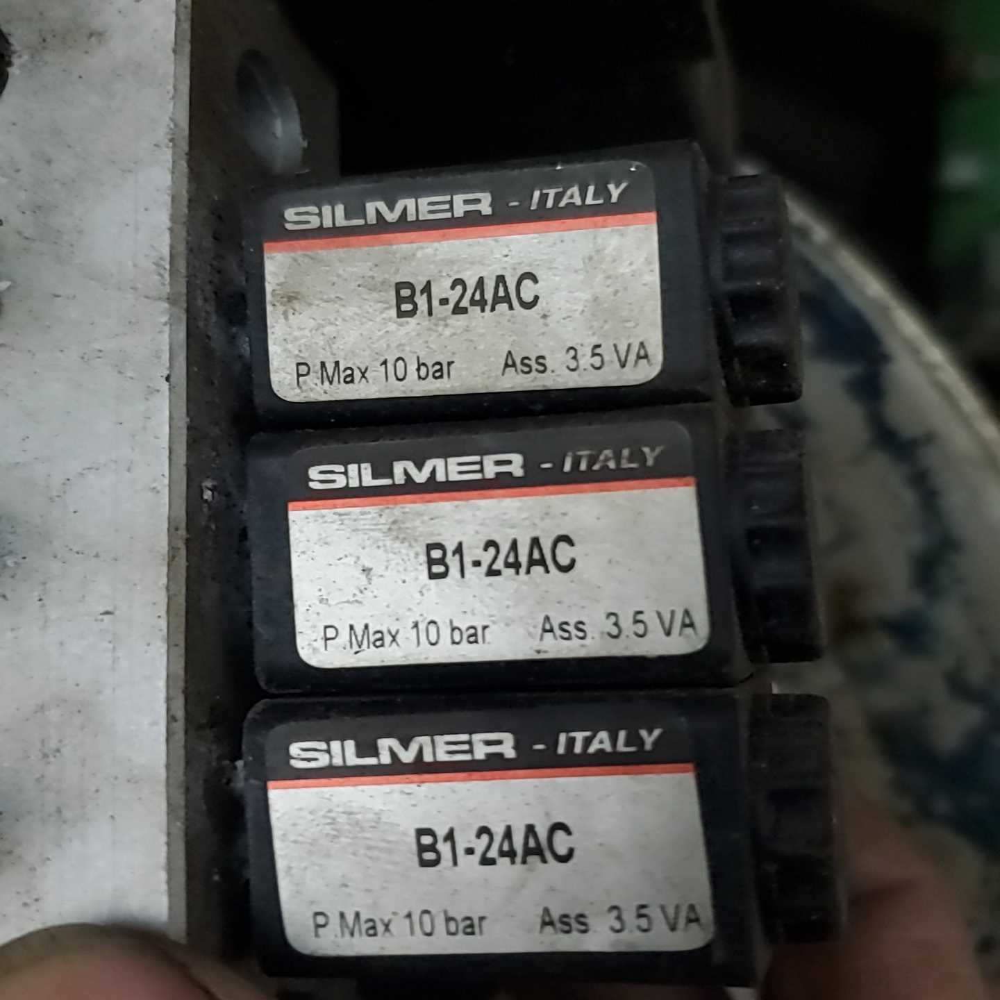 询价拍~意大利SILMER  B1-24AC电磁阀，如图所示运费