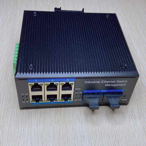 【星慕电子】工业交换机 ZX26FS-SC20 工业级百兆2光6电环网光