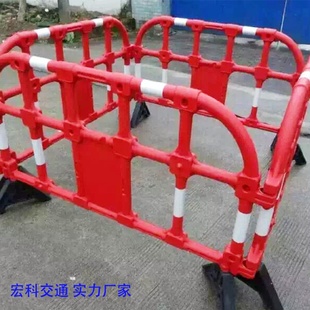 全新塑胶铁马道路施工路障临时移动防护栏学校加油站围栏可批发