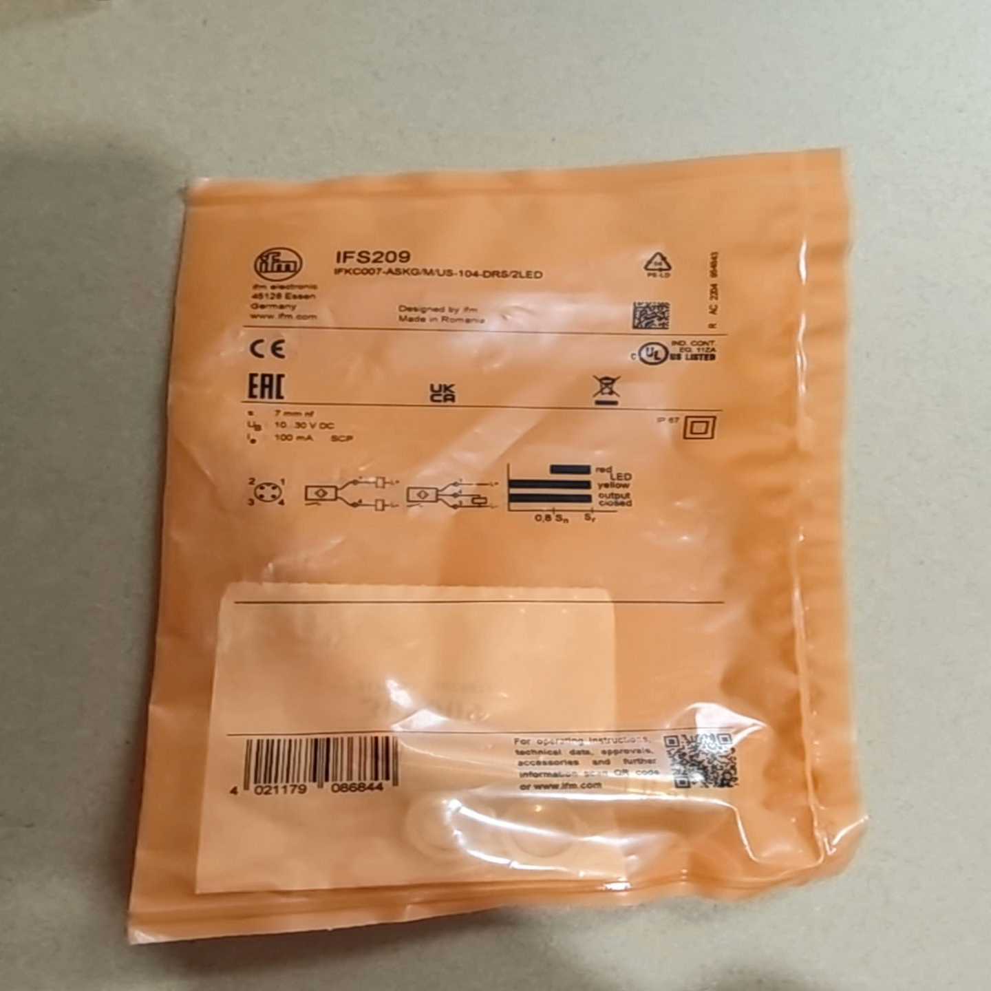 询价德国IFM易福门IFS209电感式接近开关传感器IF