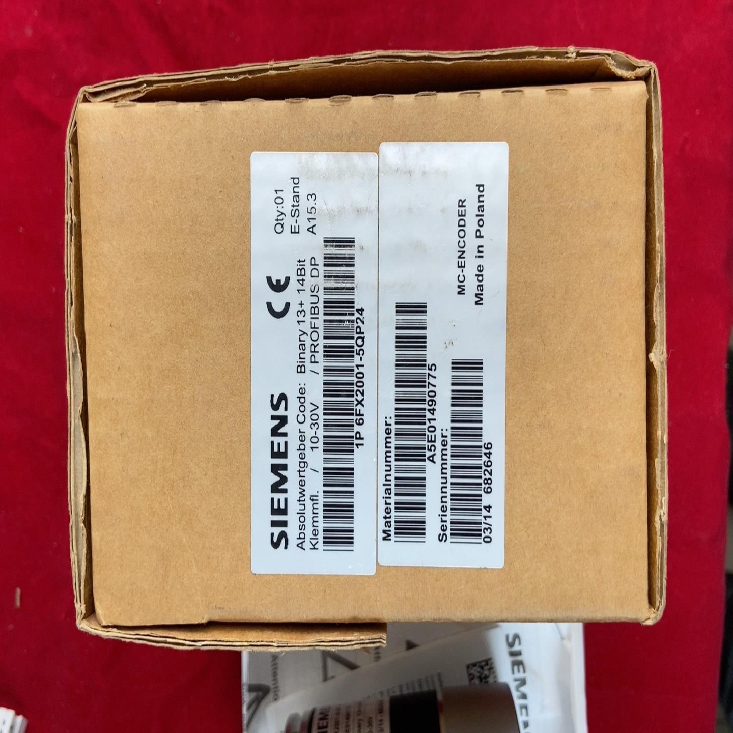 询价西门子绝对值编码器6FX2001-5QP24全新原装议价