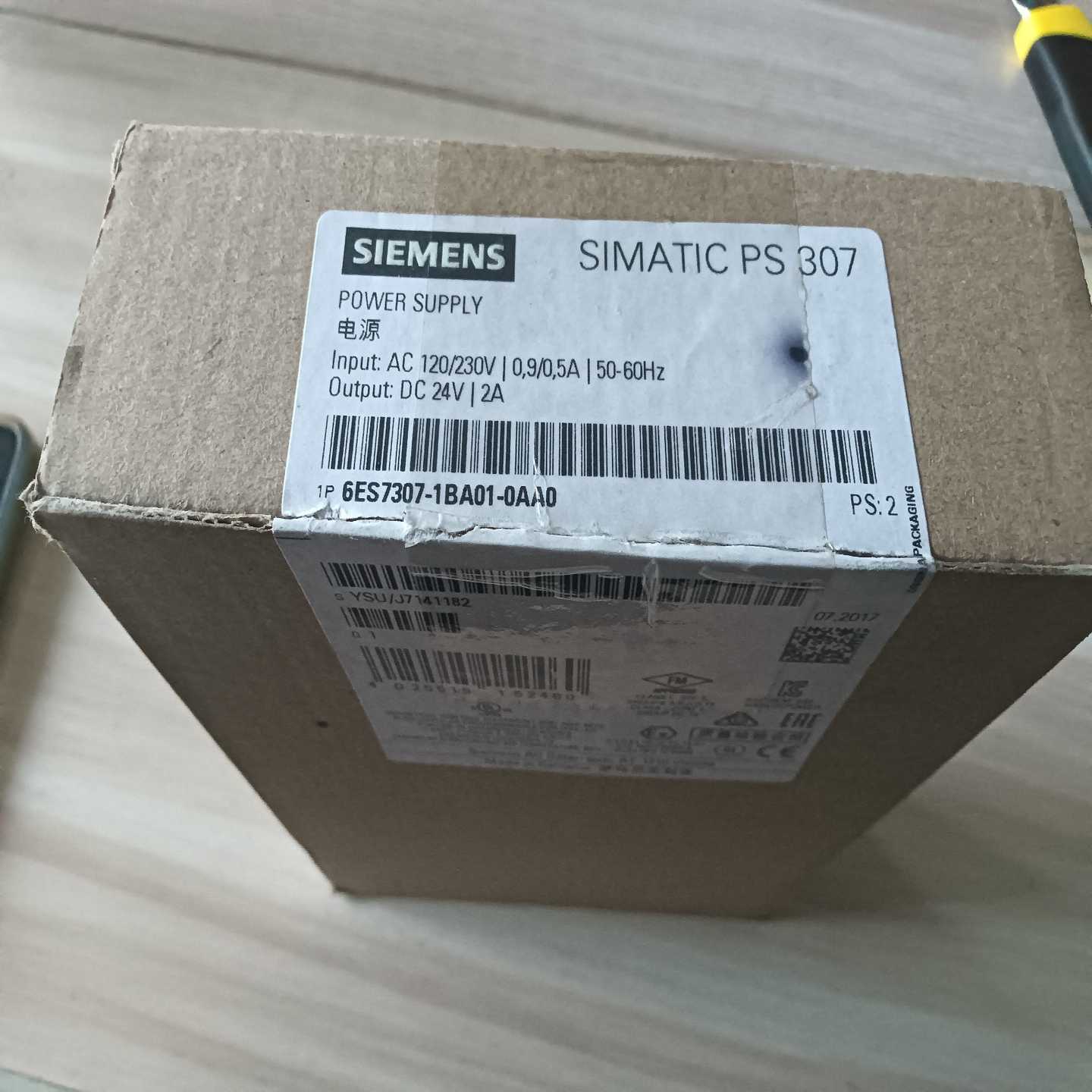 咨询-307-1BA01-0AA0电源仅开封序列号