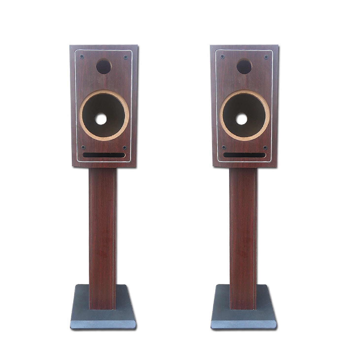 汽车音响6.5寸书架箱桃木空箱体试音柜汽车喇叭6.5寸试音箱空音箱