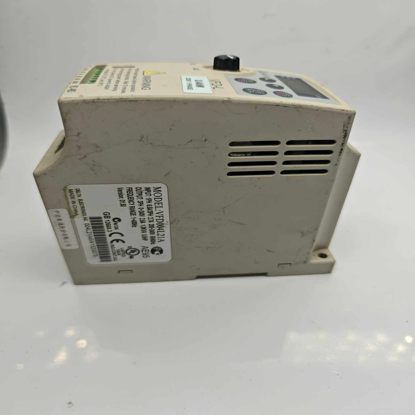询价~台达DELTA变频器VFD-L 0.4kW，230V单相